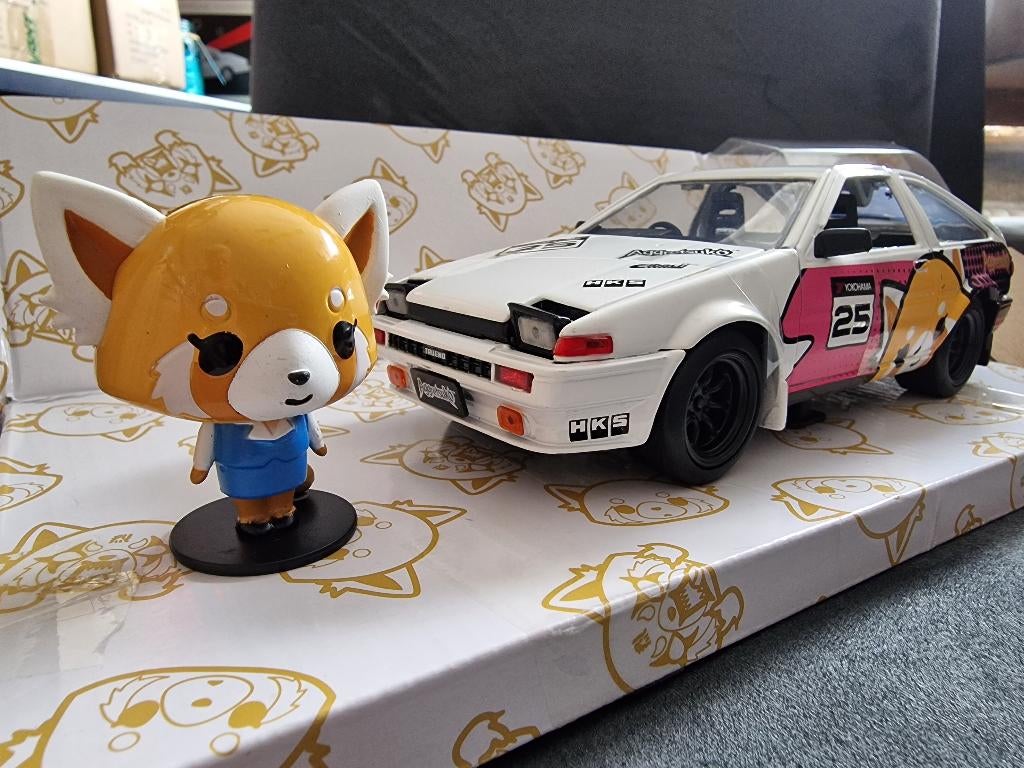 Toyota Trueno AE86 "Aggretsuko" Jada 1:24, Overige merken, Christian@diecastcompany.nl, Auto, Diecast Company