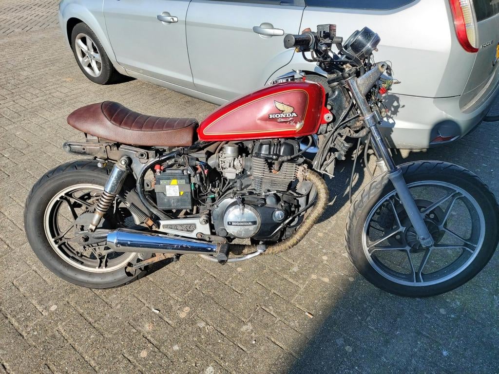 Honda nighthawk cb 450 sc caferacer project., Motoren, Motoren | Honda, Particulier