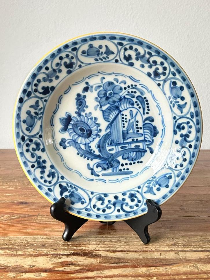 Bord / sierbord - Koninklijke Tichelaar Makkum, Antiek en Kunst, Antiek | Wandborden en Tegels, Ophalen of Verzenden