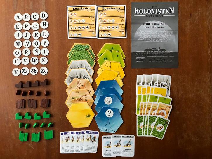 Kolonisten van Catan 5-6 personen houten variant, Hobby en Vrije tijd, Gezelschapsspellen | Bordspellen, Zo goed als nieuw, Ophalen of Verzenden