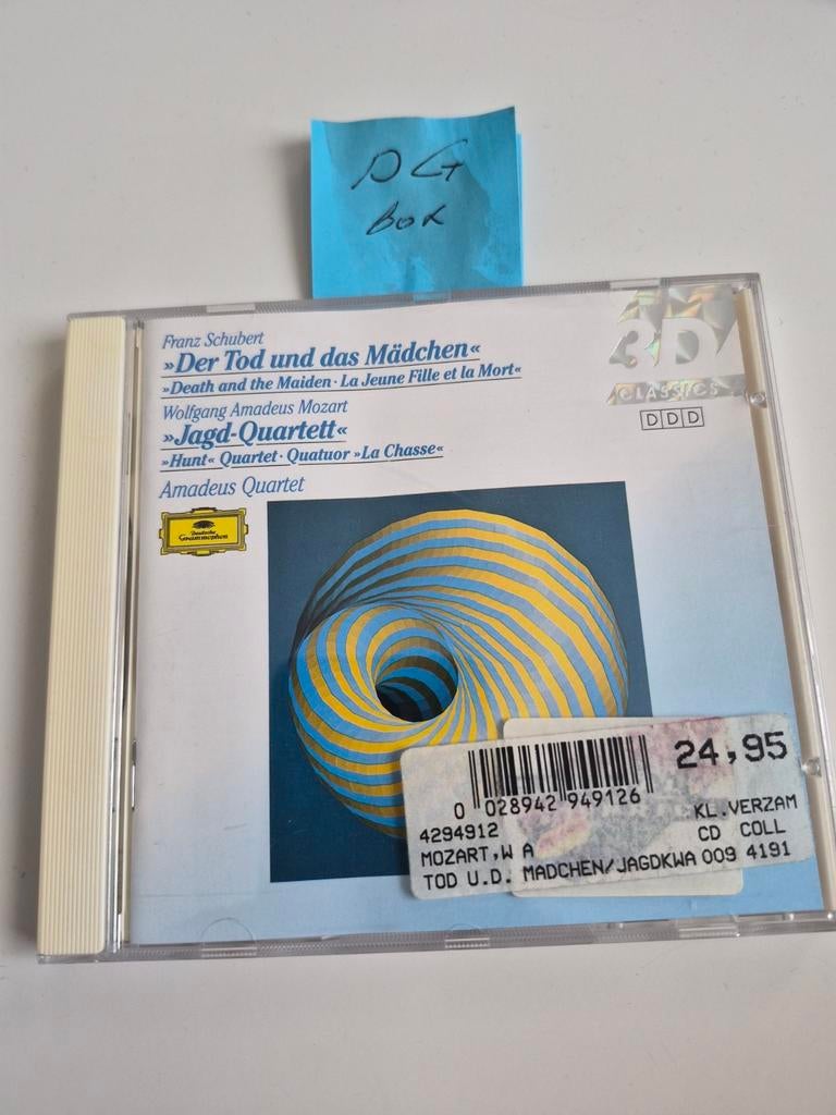 Schubert: Der Tod und das Mädchen / Mozart: Jagd-Quartett CD, Ophalen of Verzenden, Romantiek, Gebruikt, Kamermuziek