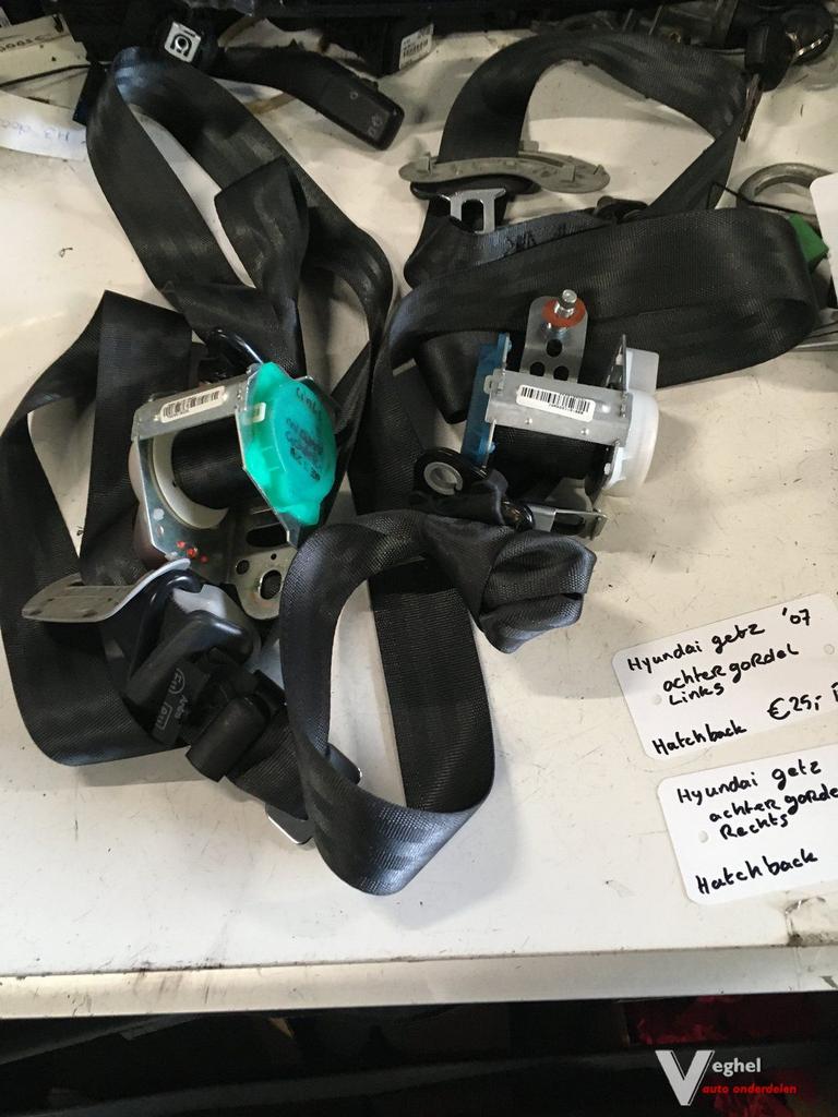 Hyundai Getz 2007  Gordel Linksachter of Rechtsachter of Mid, Auto-onderdelen, Interieur en Bekleding, Gebruikt, -, -, Ophalen of Verzenden