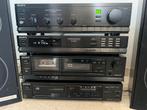 Vintage Sony Stereoset met Philips Speakers, Gebruikt, Cassettedeck, Sony, Losse componenten
