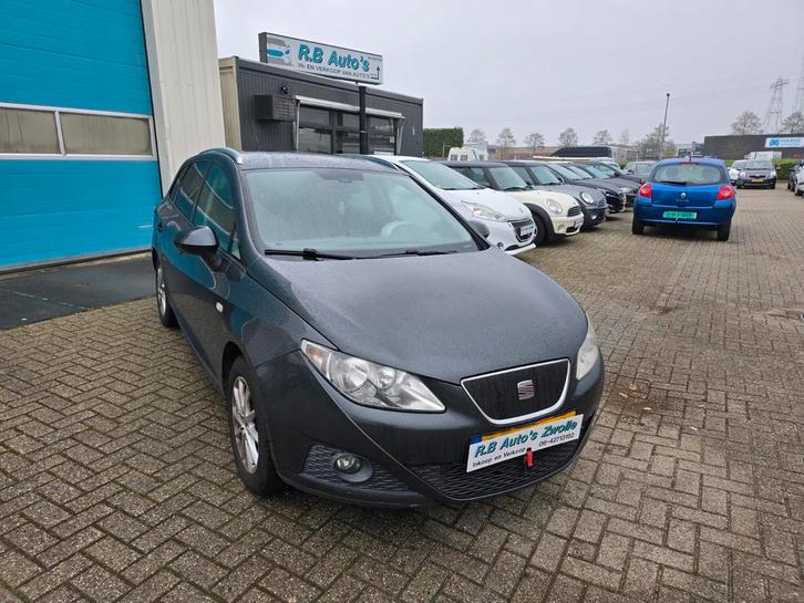 Seat Ibiza 1.2TDI 55KW Ecomotive ST 2012 Grijs !! export !!, Auto's, Seat, Bedrijf, Ibiza, ABS, Airbags, Airconditioning, Bluetooth