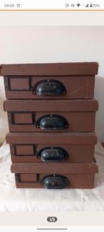 4 Oude archief dozen, Diversen, Ophalen of Verzenden