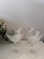 Set van 4 kristallen coupe champagne glazen, Antiek en Kunst, Ophalen of Verzenden