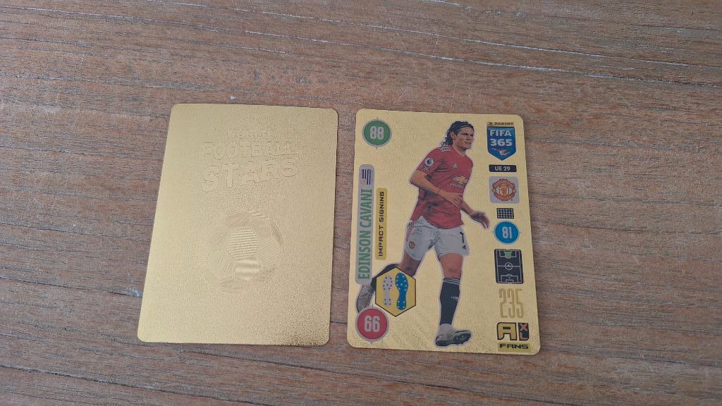 Trading card football stars Edinson Cavani Manchester United, Ophalen of Verzenden, Nieuw, Buitenlandse clubs, Spelerskaart