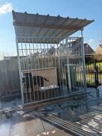 Stevige hondenkennel met dak, Dieren en Toebehoren, Hondenhokken, Ophalen, Hondenkennel, 110 cm of meer, 100 cm of meer