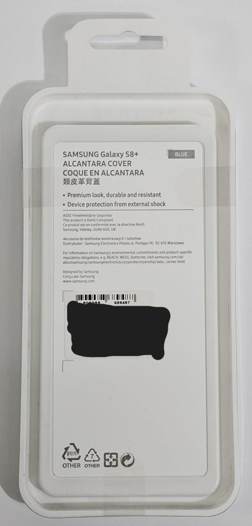 Samsung Galaxy S8 Plus Cover - Alcantara | Nieuw, Nieuw, Hoesje of Tasje, Ophalen of Verzenden, Samsung Electronics Benelux B.V.