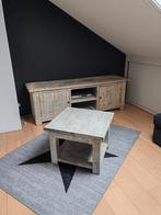 Houten tv-meubel en salontafel set, Ophalen, 25 tot 50 cm, Minder dan 100 cm