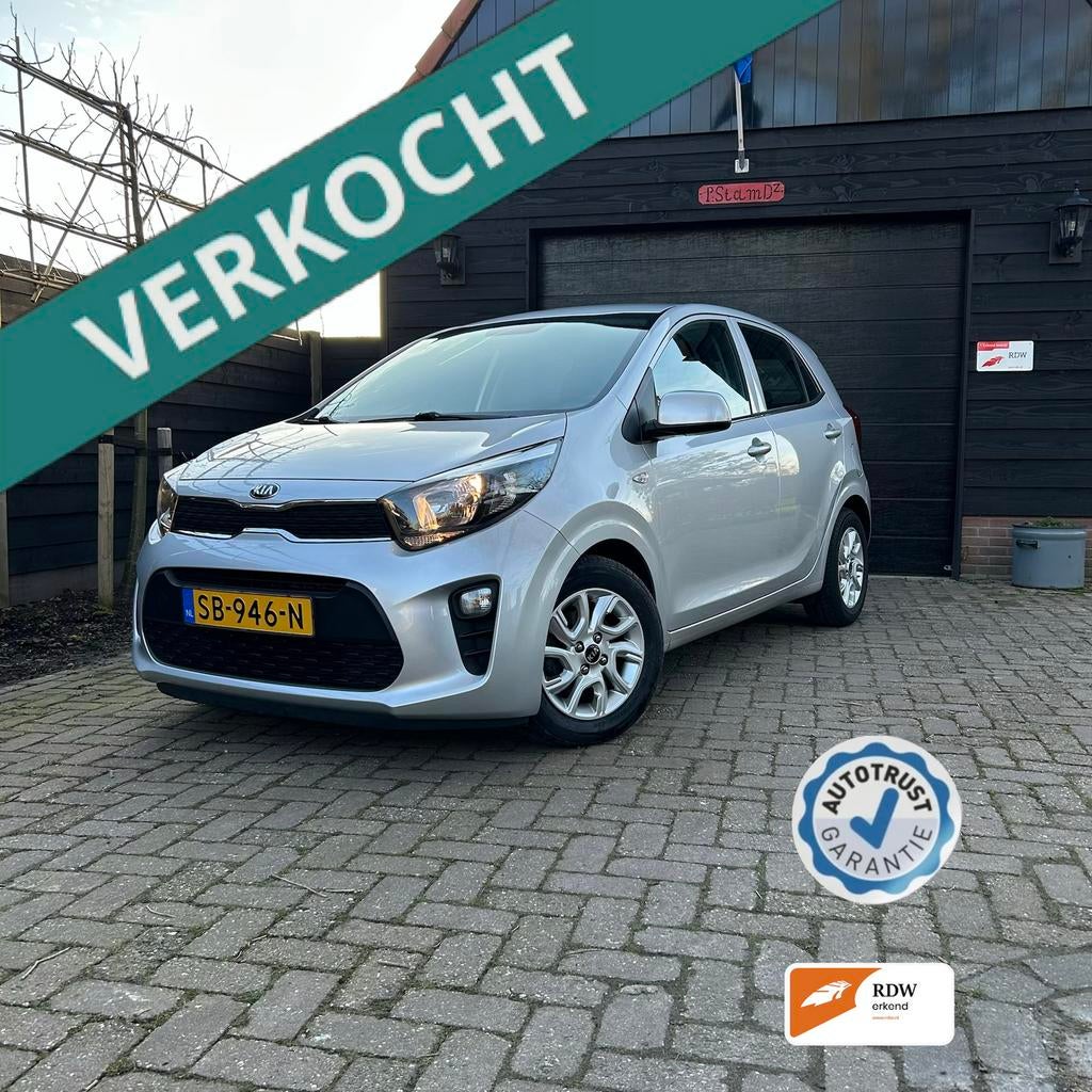 Kia Picanto 1.0 Mpi Comfort+Line | Carplay | Cam | 6 M Garan, Auto's, Voorwielaandrijving, Stof, 4 stoelen, Bedrijf