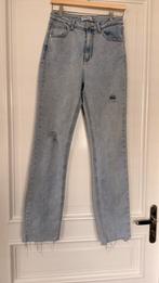 Redial straight jeans met scheuren, Kleding | Dames, Spijkerbroeken en Jeans, Ophalen of Verzenden, Zo goed als nieuw, Blauw, W30 - W32 (confectie 38/40)