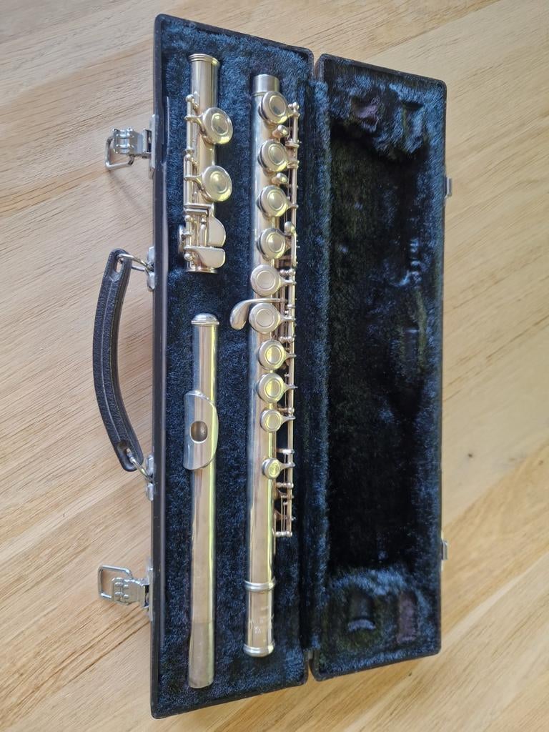 Yamaha Dwarsfluit met Koffer - Perfect voor Beginners, Ophalen of Verzenden, Gebruikt