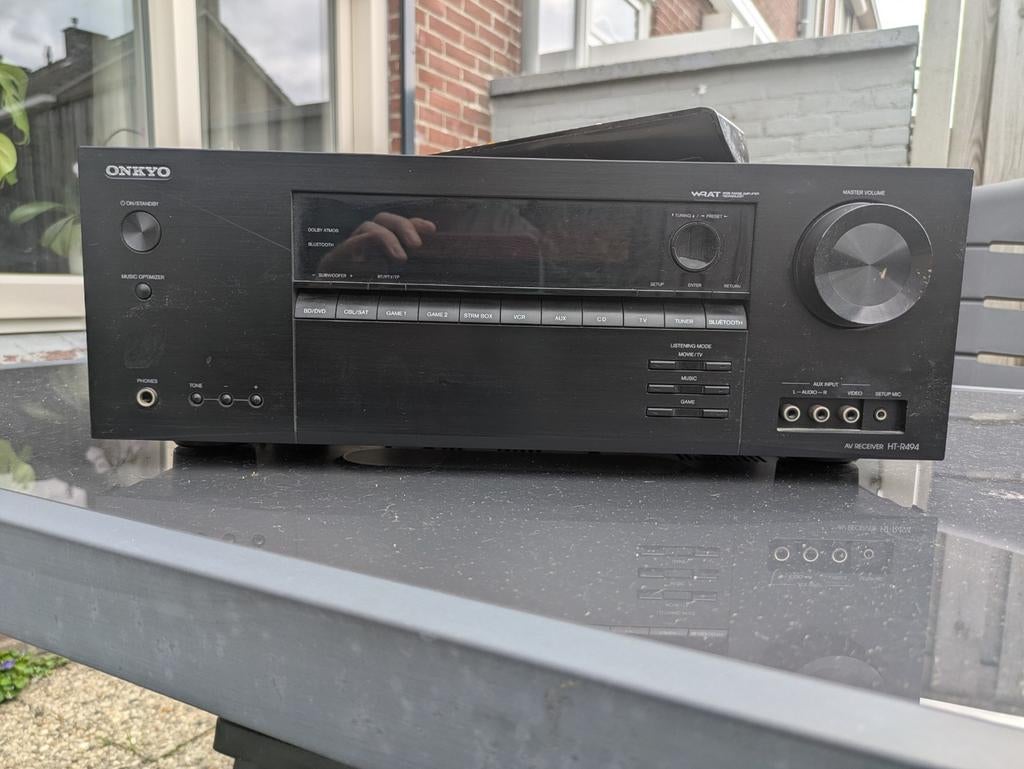 Onkyo HT-T494 AV Receiver in zeer goede staat., Ophalen of Verzenden, Zo goed als nieuw, Overige merken, Met radio