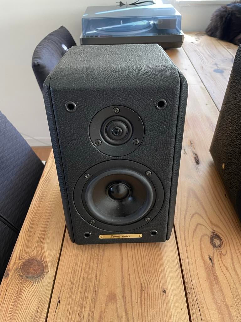 Sonus Faber Toy boekenplankluidsprekers., Gebruikt, Minder dan 60 watt, Front, Rear of Stereo speakers, Ophalen