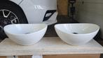 2 Waskommen 40x32x17 cm met clic waste, Ophalen of Verzenden, Gebruikt, Wastafel