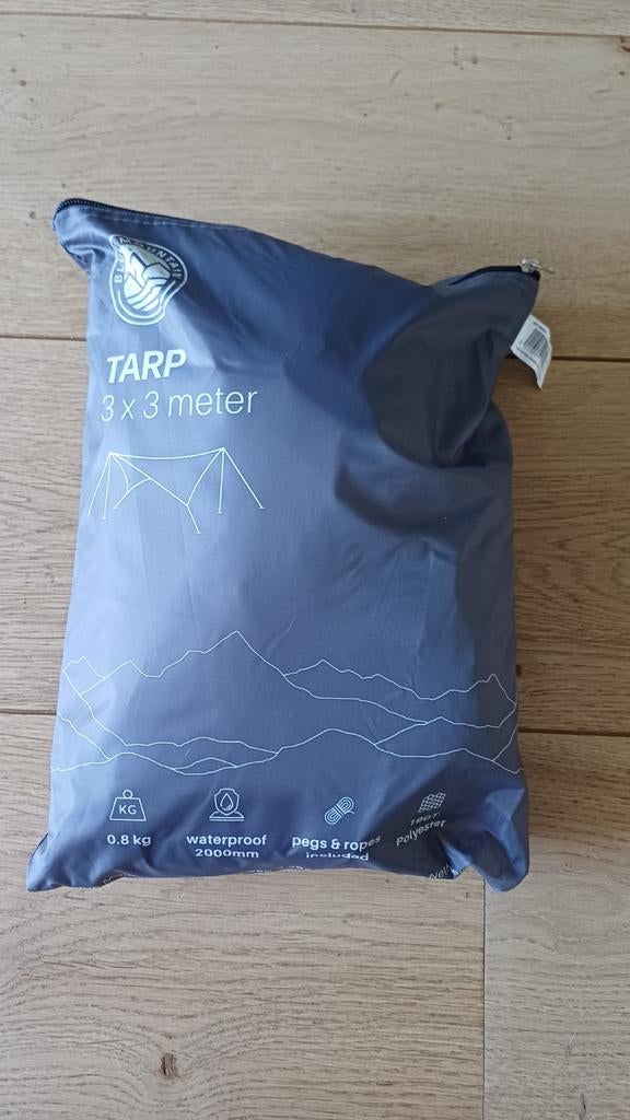 Blue Mountain Tarp 3x3 meter - Zo goed als nieuw, Ophalen of Verzenden, Nieuw