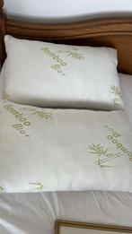 Twee hoofdkussens, Ophalen of Verzenden, Eenpersoons, Wit, Kussen