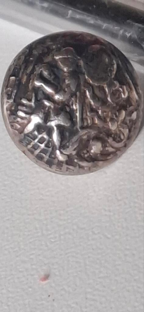 Antiek 18e eeuws zilver knoopje, Ophalen of Verzenden, Zilver, Overige merken