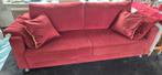 Zitbank Montel 3-zits Bordeaux rood, 75 tot 100 cm, Ophalen of Verzenden, Zo goed als nieuw, Stof