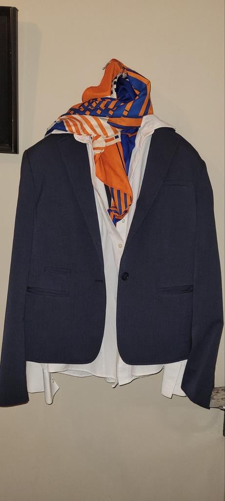 Deltion luchtvaart dienstverlening (stewardess)uniform 2024, Ophalen, Zo goed als nieuw, Maat 36 (S), Blauw