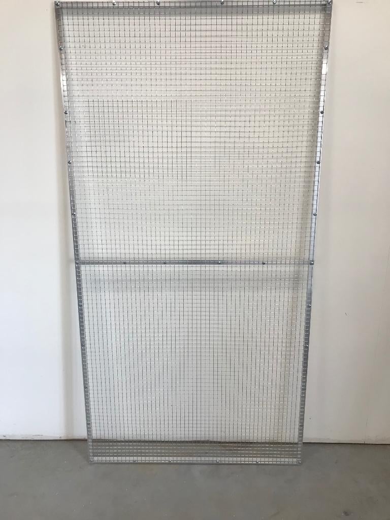 Gaaspanelen | Deurpanelen | Volière panelen 19x19x1,45, Dieren en Toebehoren, Vogels | Hokken en Kooien, Nieuw, Vogelkooi, Aluminium