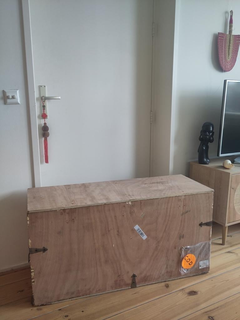 Houten transportkist - Gebruikt, Ophalen, Gebruikt, 100 tot 150 cm, 100 tot 125 cm
