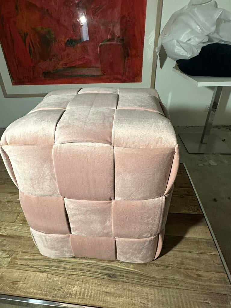 Richmind Poef, Huis en Inrichting, Ophalen, Zo goed als nieuw, Rond, Minder dan 50 cm