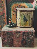 Antieke 19e eeuwse Franse bruidskist *bric*, Ophalen of Verzenden