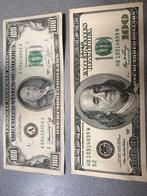 2x 100 Dollar Biljet - 1974 & 2006, Ophalen, Noord-Amerika, Los biljet