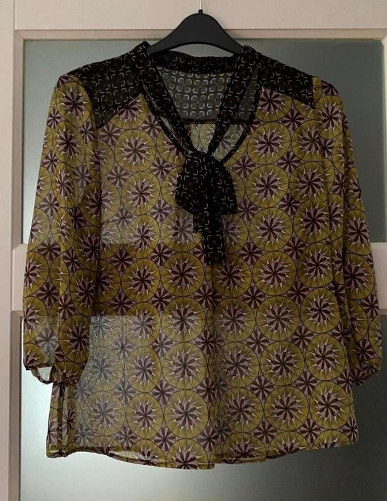 Elegante Steps blouse met sjaalkraag - Maat L(40), Ophalen of Verzenden, Zo goed als nieuw, Maat 38/40 (M), Overige kleuren