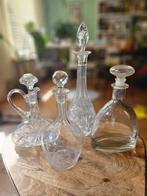 Set van 4 karaffen, Antiek en Kunst, Antiek | Glas en Kristal, Ophalen of Verzenden