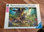 Ravensburger Legpuzzel 1000 stukjes - Wolf en welpen, Hobby en Vrije tijd, Denksport en Puzzels, Ophalen of Verzenden, 500 t/m 1500 stukjes