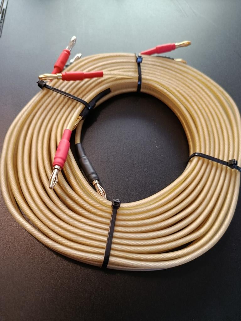 Van den Hul M.C. The Clearwater Luidsprekerkabel 2x2,6m, Ophalen of Verzenden