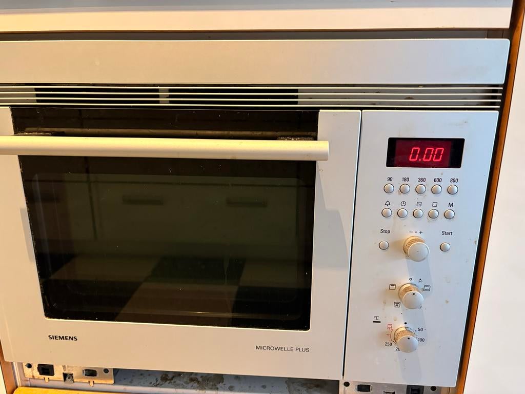 Siemens Microwelle Plus Inbouw Magnetron, Ophalen, Gebruikt, 60 cm of meer, Magnetron