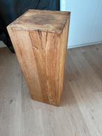 Teak houten blok, Ophalen, Gebruikt