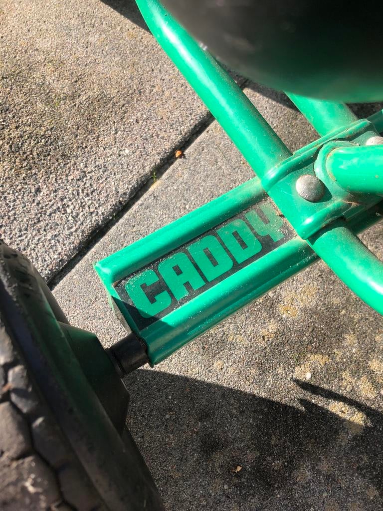 Caddy driewieler met duwstang, Ophalen, Gebruikt, Duwstang