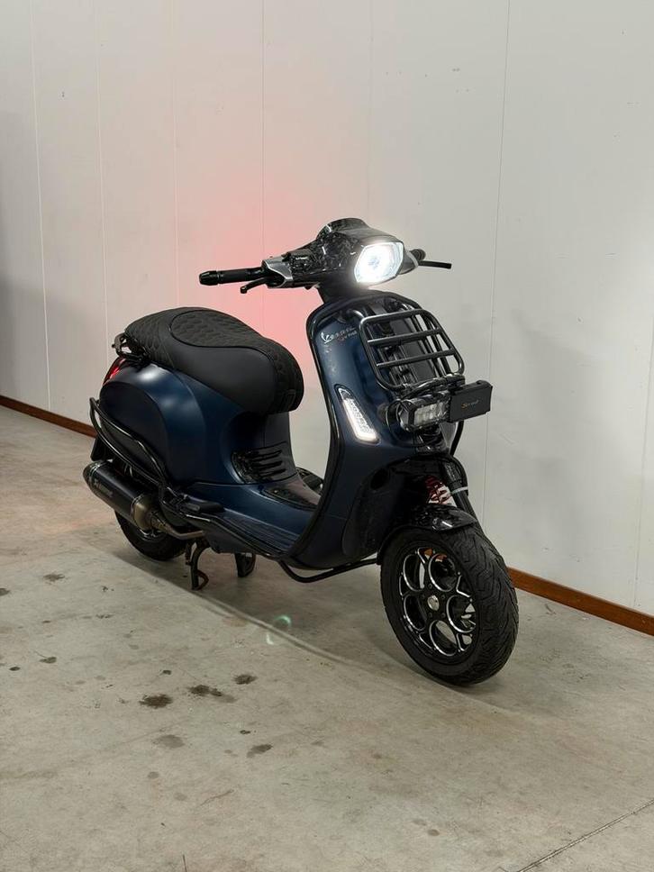 VESPA SPRINT 125cc FULL Malossi! Akra! Carbon! SIP! Macrus!, Fietsen en Brommers, Scooters | Vespa, Zo goed als nieuw, Overige modellen