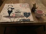 Gratis poezendingen, kussenhoes, mok en houten beeldje, Ophalen of Verzenden, Zo goed als nieuw