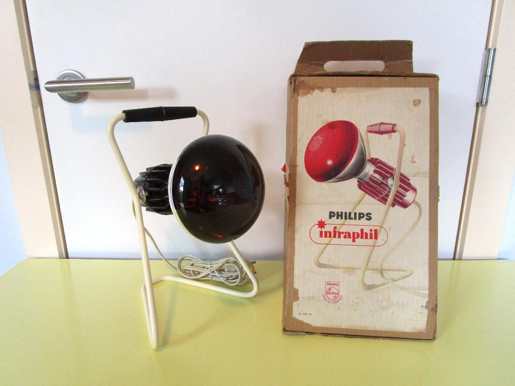 Vintage warmtelamp Philips Infraphil KL2901, Verzamelen, Ophalen of Verzenden, Huis en Inrichting