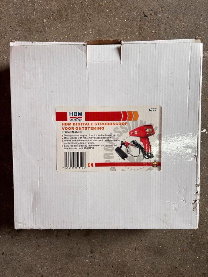 HBM Digitale Stroboscoop voor Ontsteking, Auto diversen, Autogereedschap, Zo goed als nieuw, Ophalen of Verzenden