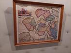 Oude kaart van Zeeland, ingelijst schilderij, Ophalen of Verzenden