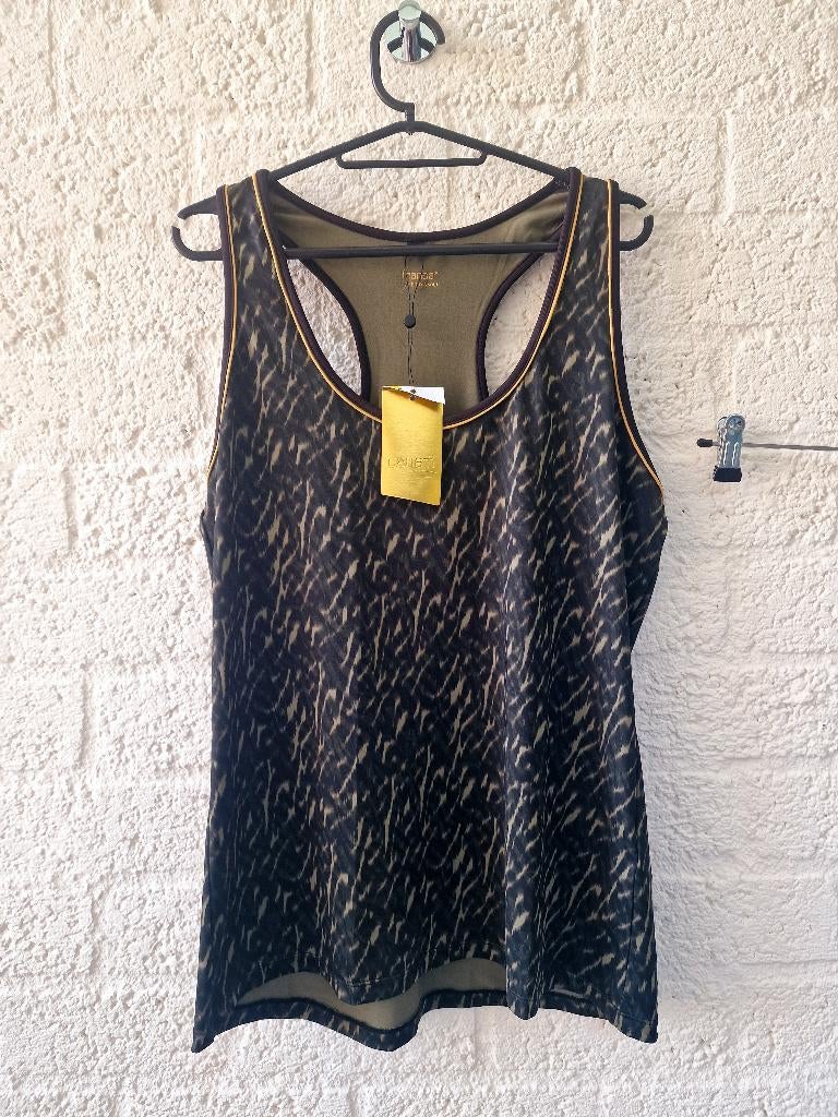 Fransa top dierenprint L nieuw met label, Kleding | Dames, Ophalen of Verzenden, Nieuw, Bruin, Zonder mouw