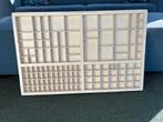 Oude Letterbak - 85x52 cm - Vakdiepte 2 cm, Ophalen, Gebruikt