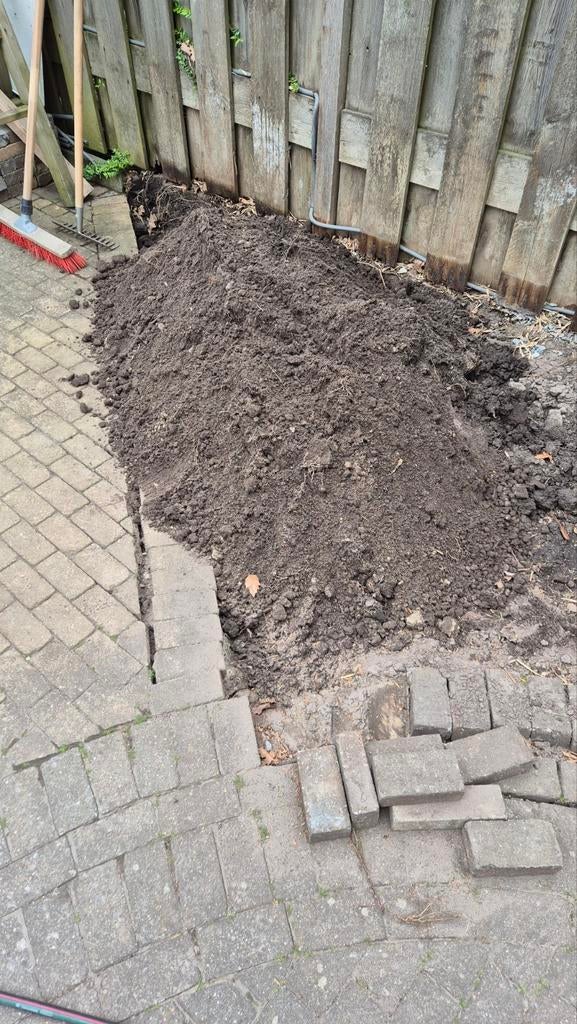 Ongeveer 2,5 kuub schoon zwart zand, Tuin en Terras, Zand, Ophalen, Overige typen