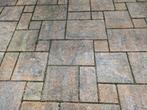 Gratis 40 m2 terrastegels wildverband, Tuin en Terras, Tegels en Klinkers, Ophalen, Gebruikt, 10 m² of meer, Beton