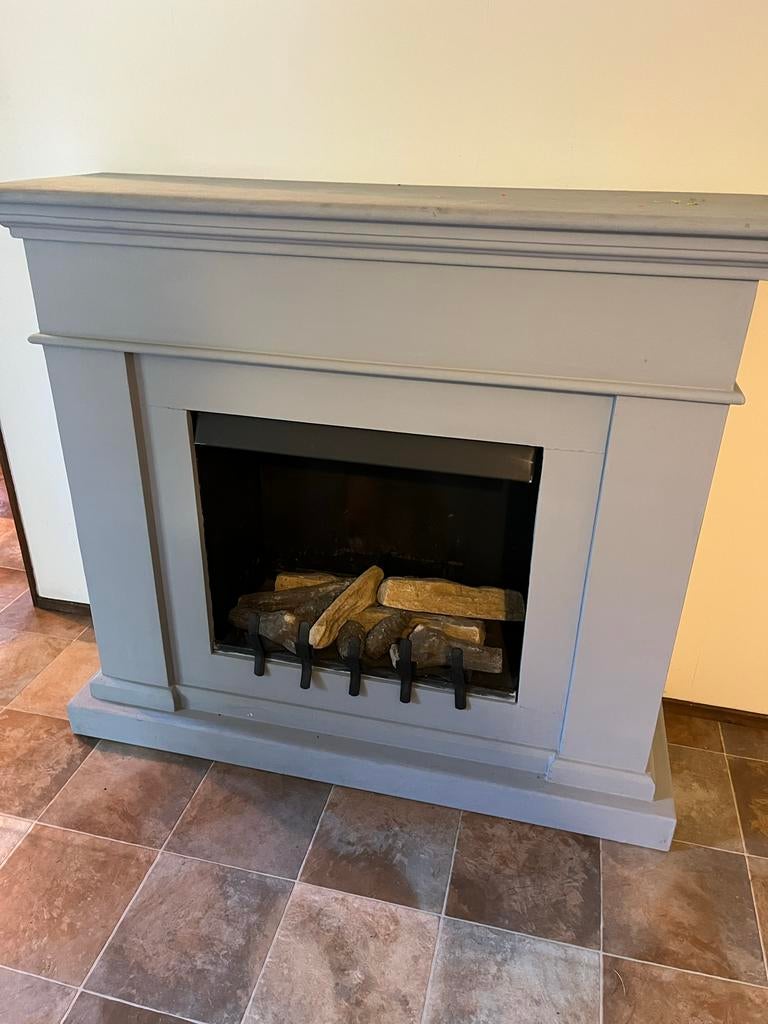 Sier schouw - Decoratieve haardombouw zonder elektra, Ophalen of Verzenden