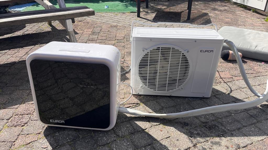 Eurom AC 7000 Split Unit Airco voor Caravan/Camper, Gebruikt, Minder dan 60 m³, 3 snelheden of meer, Ophalen of Verzenden