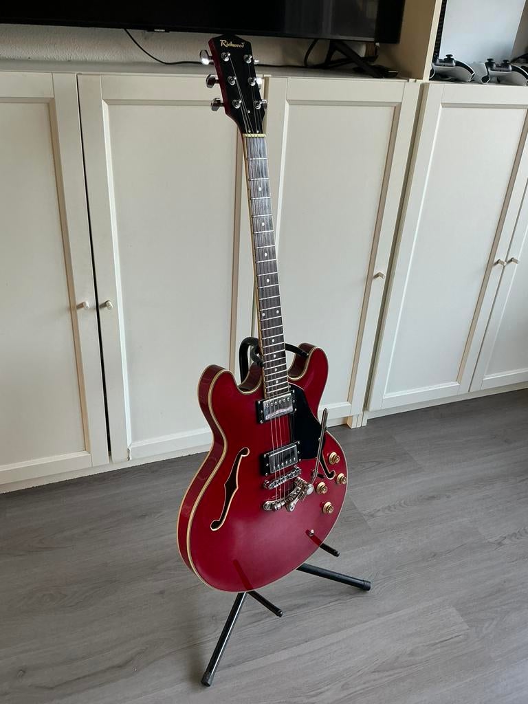 Richwood ES 335 met Duesenberg Trem unit, Ophalen, Zo goed als nieuw
