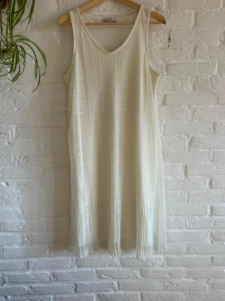 Cortefiel jurk, Beige, Maat 42/44 (L), Ophalen of Verzenden, Zo goed als nieuw